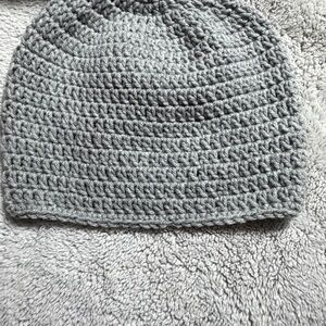 Gray Crochet Women's Beanie